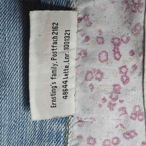 Size 10 Vintage Look Light Blue Denim Jacket Pockets - Picture 14 of 15